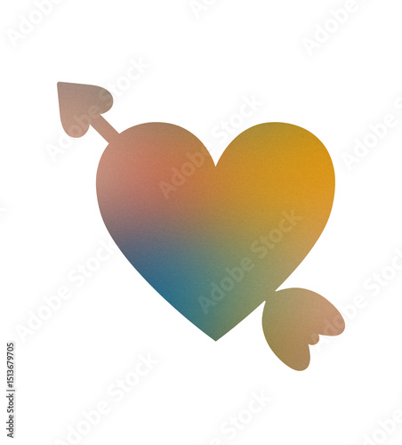 red heart with arrow