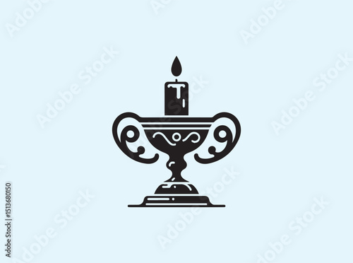 Decorative Candle Holder with Classic Form
