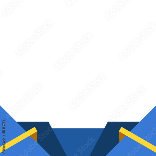Geometric Footer