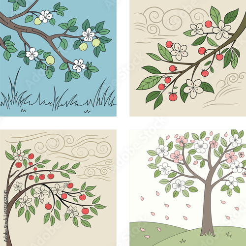 set of vector trees