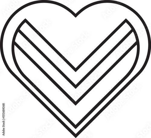 Heart Icon – Cardiology and Health Symbol Vector