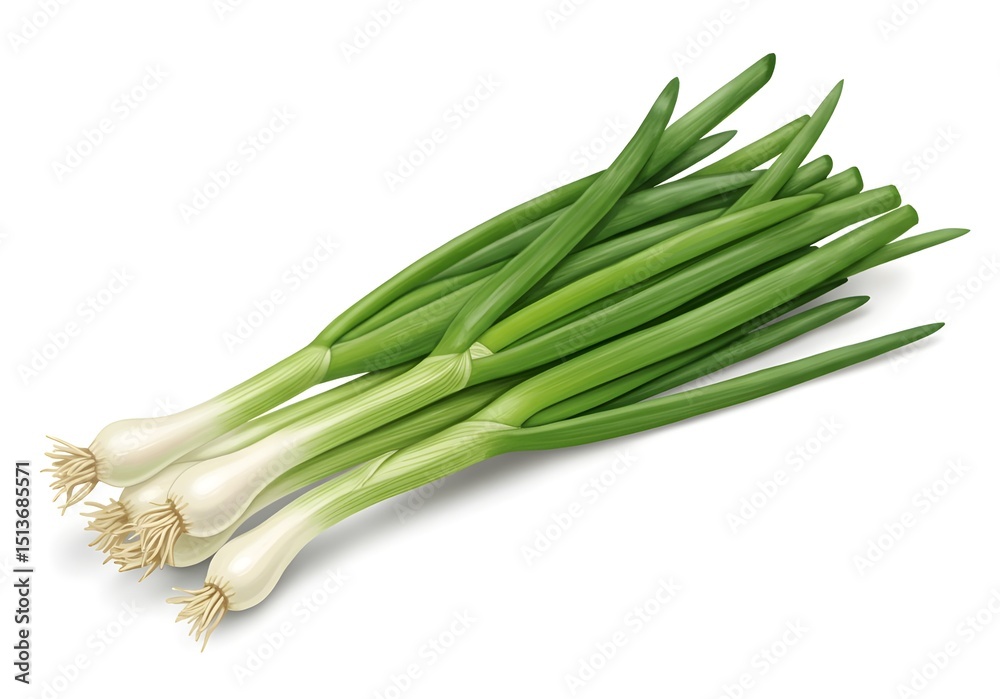 Fresh Green Onions or Scallions Bunch Fresh Green Onions or Scallions Bunch