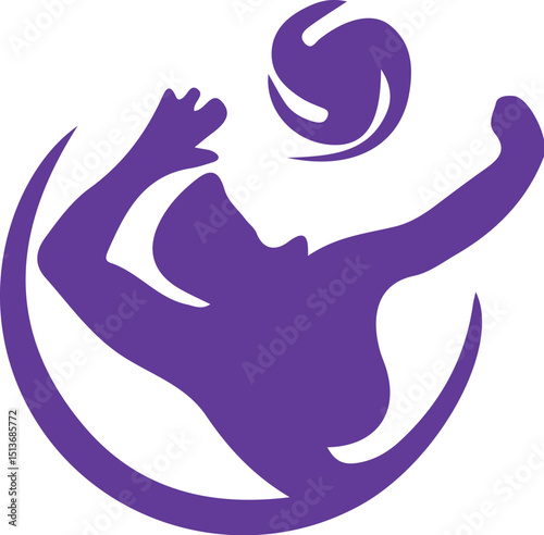 Volleyball vector design 