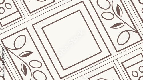 Abstract Geometric Pattern Design - Seamless Digital File