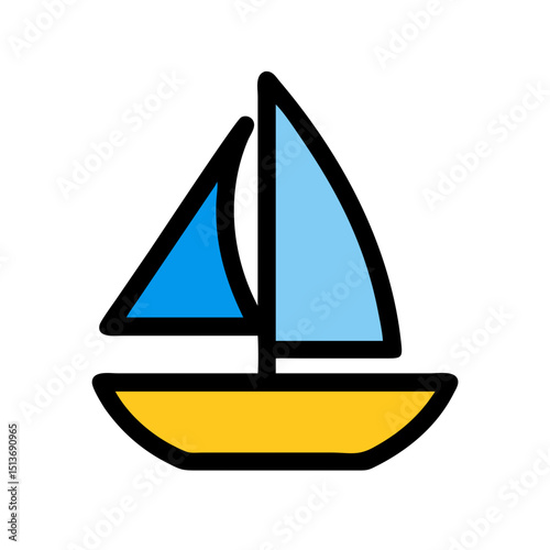 Marine Life, Nautical Elements line icon Vector of sea creatures, sailing, underwater exploration, sailboat, lighthouse, ship, anchor, compass, coral reef thin linear illustration.