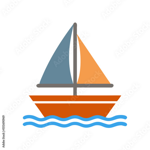Marine Life, Nautical Elements line icon Vector of sea creatures, sailing, underwater exploration, sailboat, lighthouse, ship, anchor, compass, coral reef thin linear illustration.