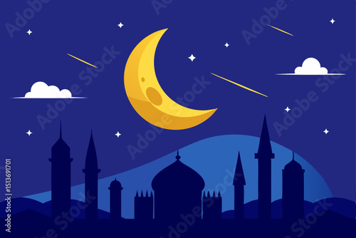 moon and star