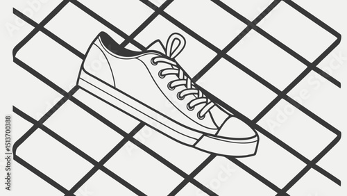 black and white shoes