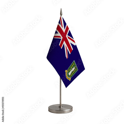 UK Virgin Islands Table Flag