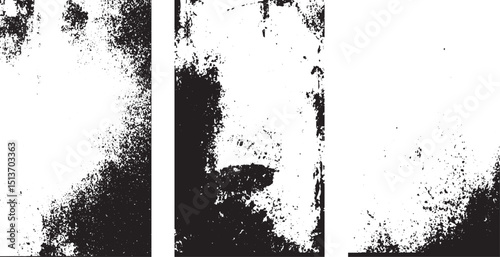 Abstract grunge texture background with scratches and dust on black paper, Grunge texture, Black scratched background 