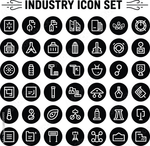 Mega Manufacturing Icons

