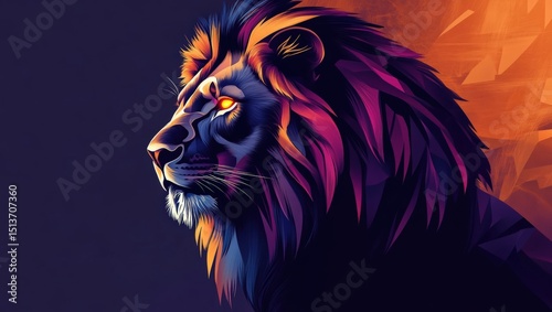 Lion Art Illustration