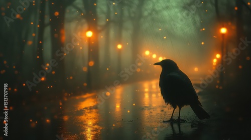 Wallpaper Mural Manager showcasing spacious office meeting room with central table, ambient lighting, and glass walls. Torontodigital.ca