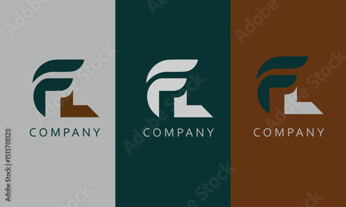 "Creative FL Letter Company Logo Vector Design"


