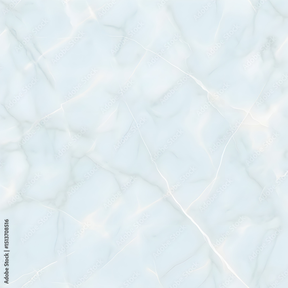 Fototapeta premium Light Blue Marble Texture Seamless Background Image for Design Projects, tiles print pattern