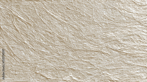 Textured beige rice paper background with natural fibers  