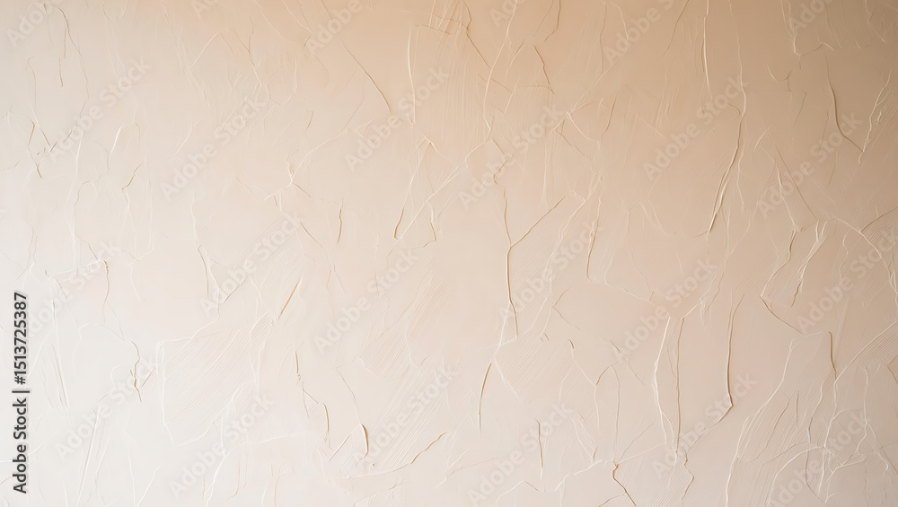 Obraz premium Beige textured wall background subtle cream color abstract pattern