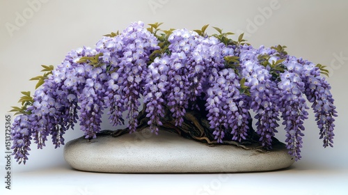 Close-up of jade bonsai leaves glowing softly, symbolizing wealth and peace