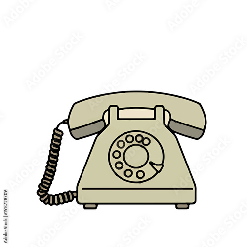 Vintage Rotary Dial Telephone A Retro Communication Icon