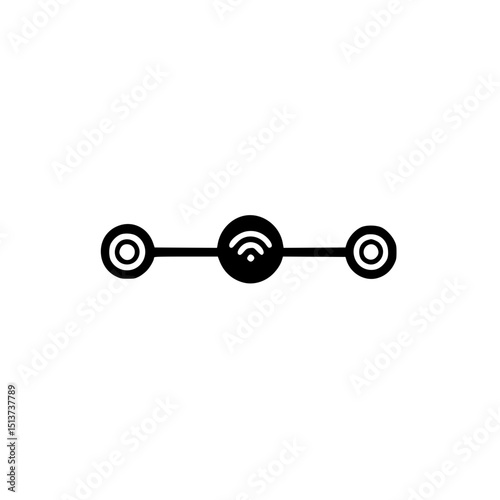 Vector Icon Representing Wireless Signal