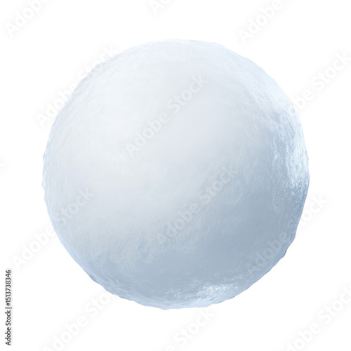 Fototapeta Naklejka Na Ścianę i Meble -  A close up of a single white round object with a smooth surface against a black background space around it