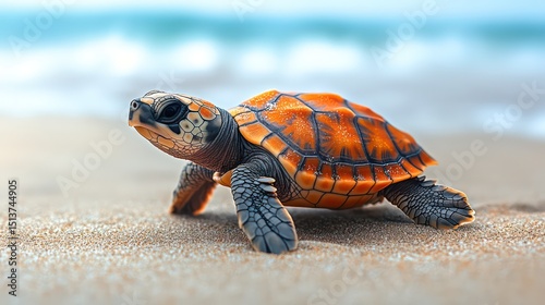 turtle on the sand