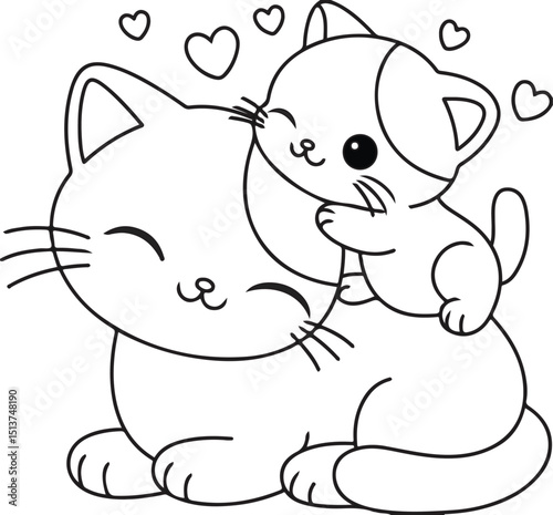 Thousand Baby Cat Drawing Royalty