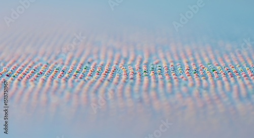 Abstract pattern of tiny colorful spheres
