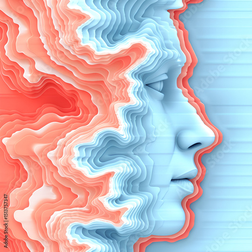  fractals being refined by a human painter with classical tools, contrast of chaos and control, ultra-high resolution, white background