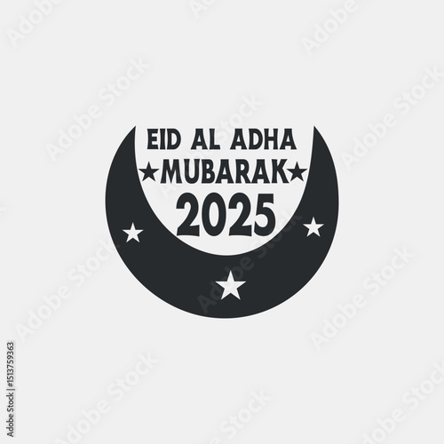 Eid logo, mosque, silhouette, logo design, designer, Eid  Mubarak, Vector illustration, Islamic celebration, lantern and sheep, Animal, holiday, greeting, typography, Muslim, vector art,