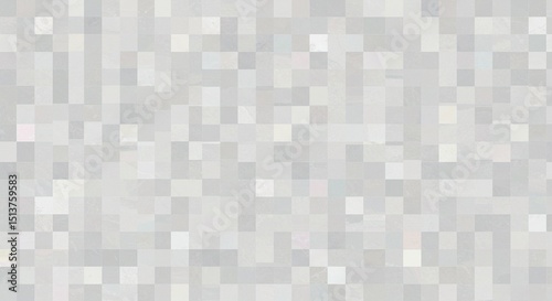 Abstract pixelated pattern, light gray squares