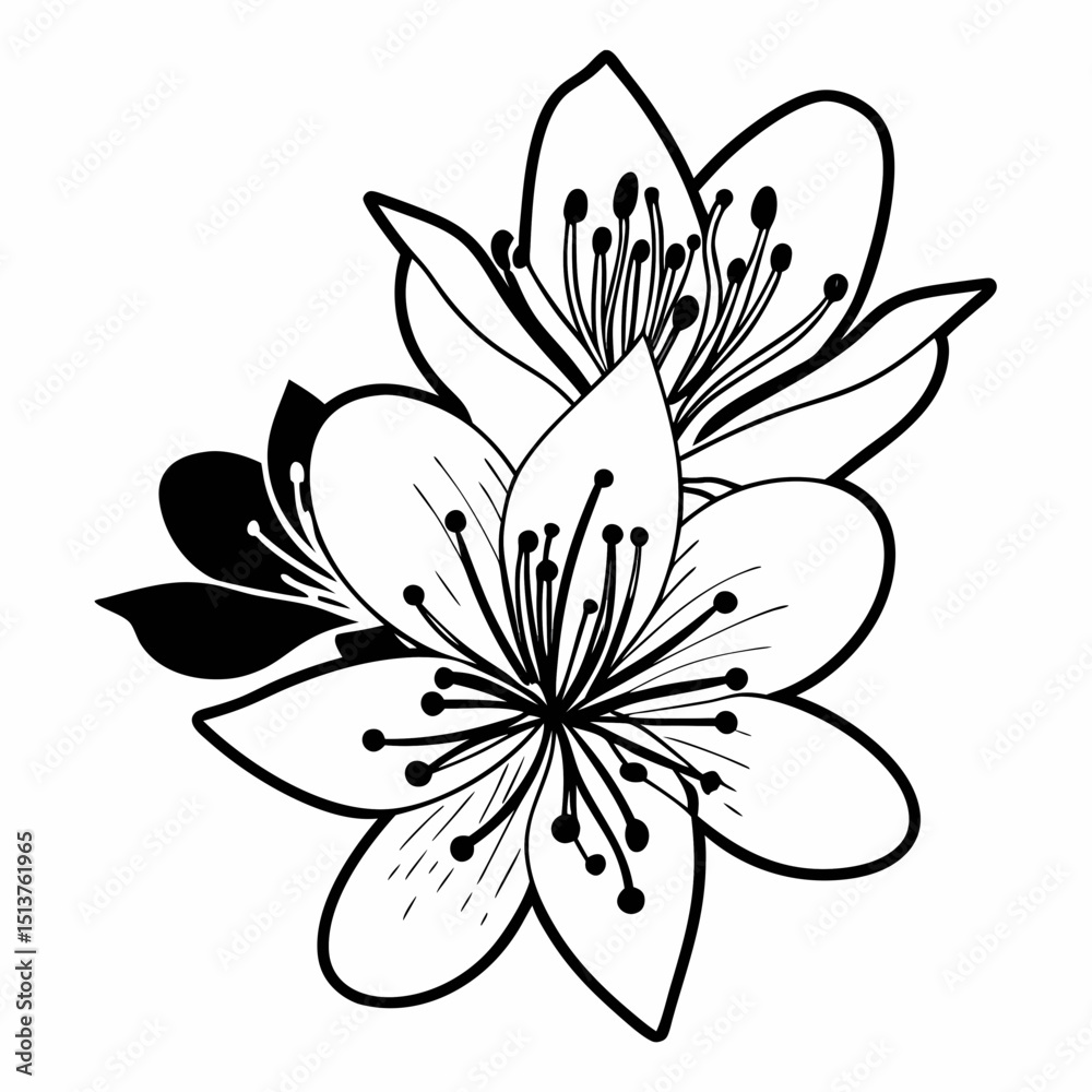 Obraz premium flower vector
