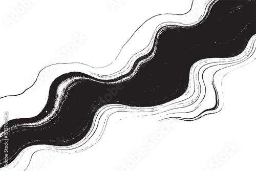 Monochromatic Marble Pattern Vector Background
