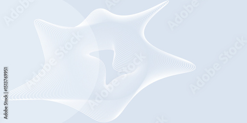 Premium background design with white line pattern (texture) in luxury pastel colour. Abstract horizontal vector template for business banner, formal backdrop, prestigious voucher, luxe invite