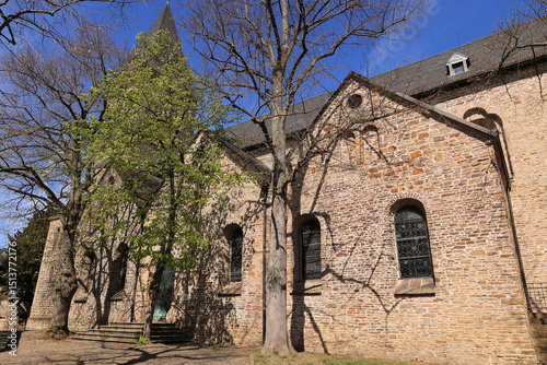 Historische Kirche im Zentrum der Stadt Herdecke im Ruhrgebiet	