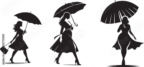 plus size women vector silhouette