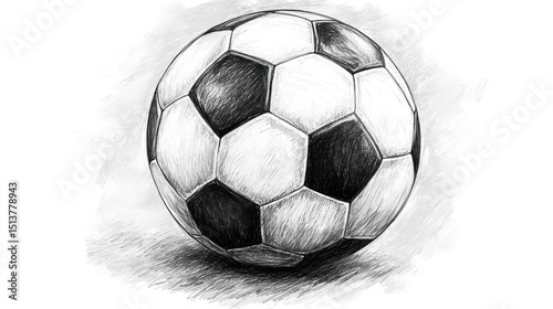 Soccer ball sketch