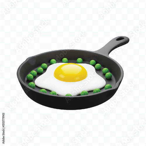 fried eggs in a frying pan