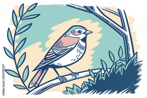 Creative frame in grunge marker style, multicolor brush texture and faded splashe