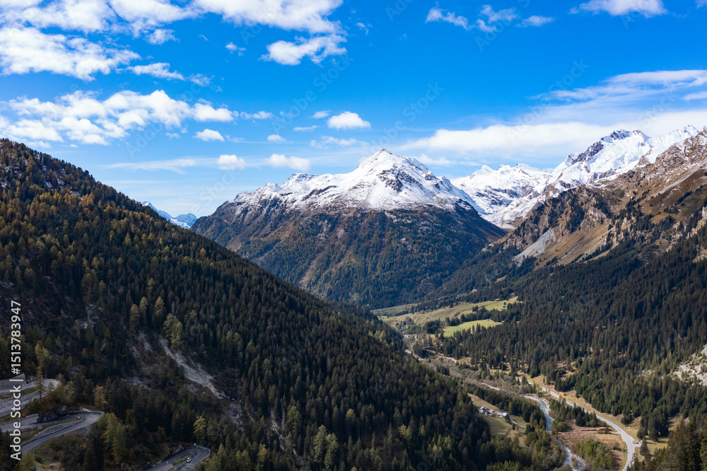 Obraz premium Maloja pass