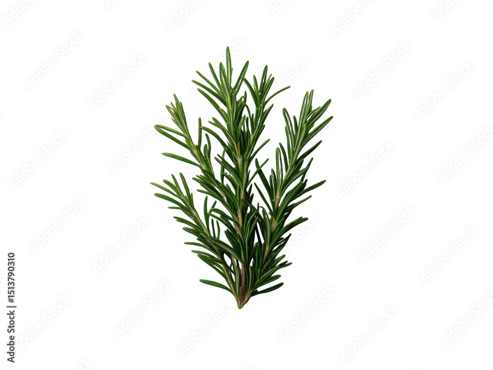 Naklejka premium A green plant with long green leaves