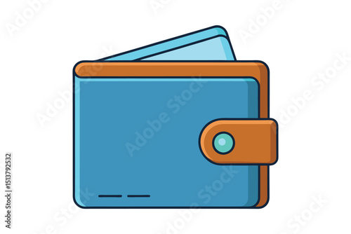 Wallet payment icon isolated on white background