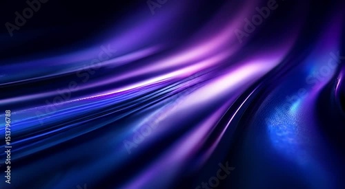 Abstract Purple and Blue Background with Dynamic Flowing Textures