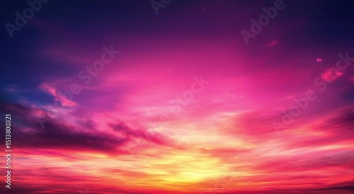 Colorful Sky With Dramatic Clouds