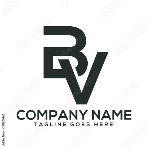  Letter BV or VB creative, Modern, and Elegant Vector Logo Design Templates for businesses