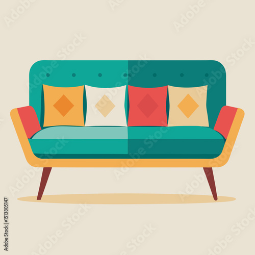 sofa in the room