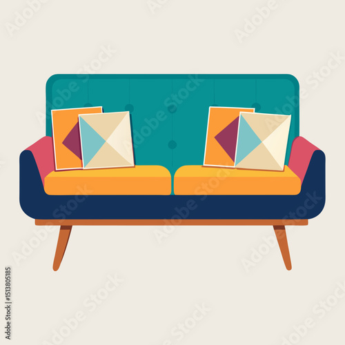vector illustration of a letter