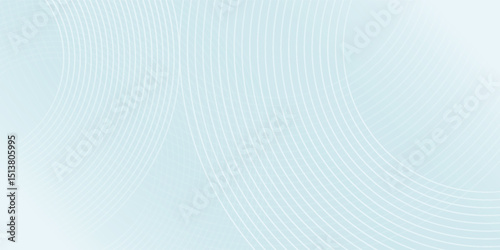 Modern abstract background. Glossy white gradient circle lines. Minimal geometric pattern. Simple graphic elements. Futuristic concept. Suitable for cover, poster, banner, brochure, eps10.