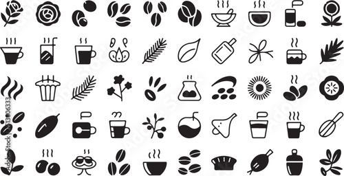 High quality stream and smell icon set for digital projects featuring a single icon design utilizing cmyk grayscale and rgb color modes