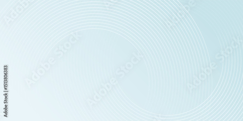 Modern abstract background. Glossy white gradient circle lines. Minimal geometric pattern. Simple graphic elements. eps10.